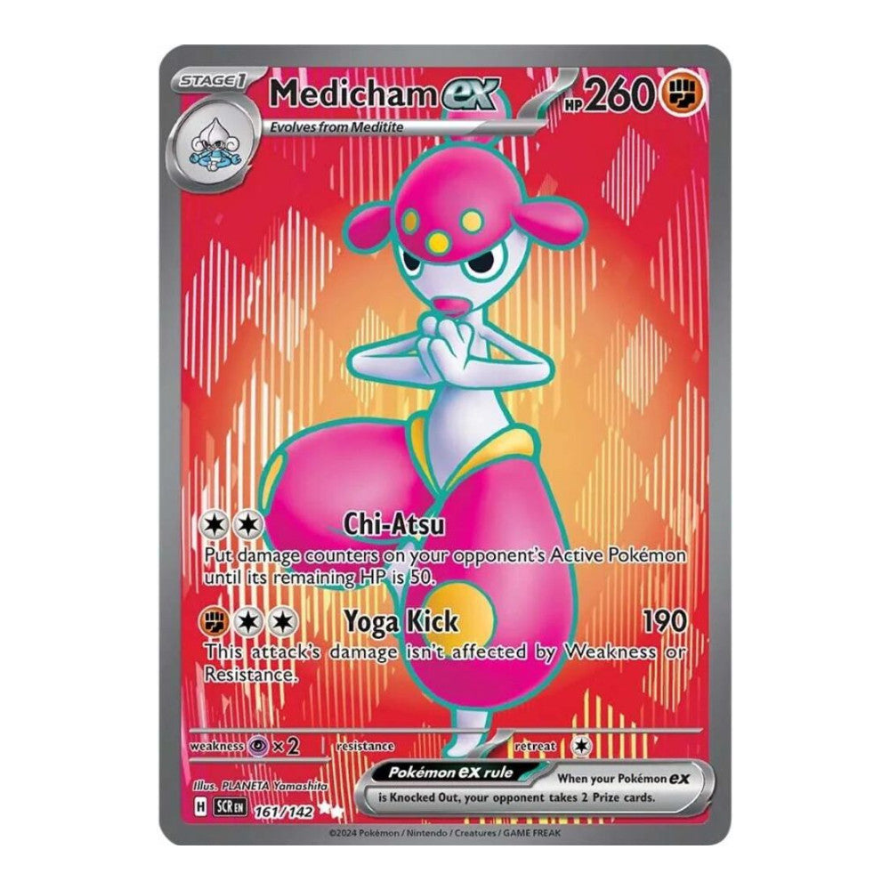SV07: Stellar Crown (SCR) - Medicham ex - 161/142 (#161/142) (Near Mint)