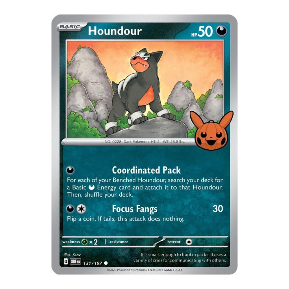 Trick or Trade BOOster Bundle 2024 (TTBB24) - Houndour - 131/197 (#131/197) (Near Mint)
