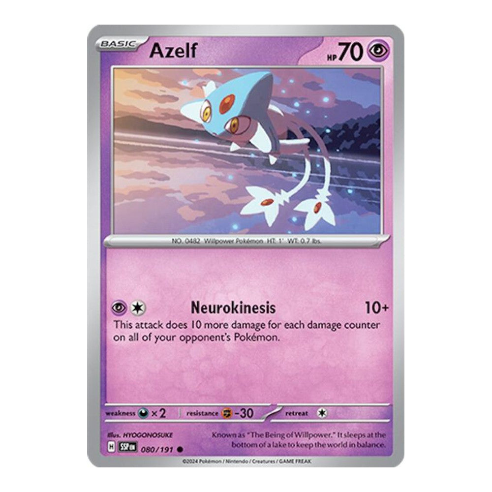 SV08: Surging Sparks (SSP) - Azelf (#080/191) (Near Mint)