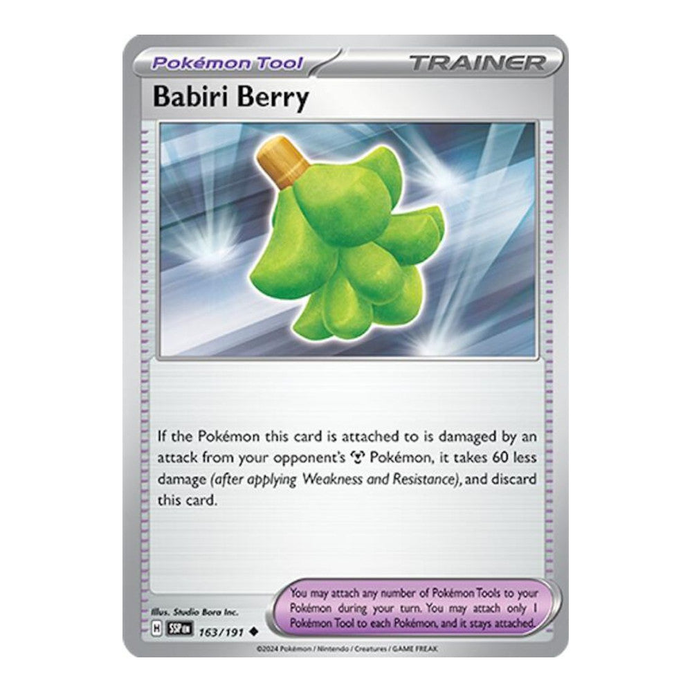 SV08: Surging Sparks (SSP) - Babiri Berry (#163/191) (Near Mint)