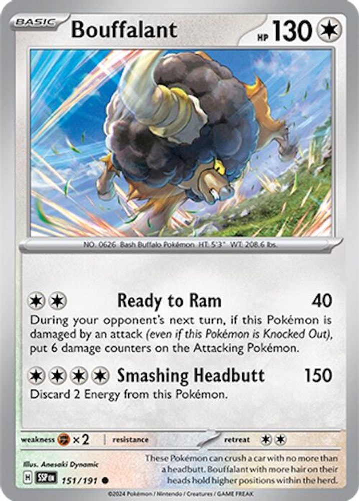 SV08: Surging Sparks (SSP) - Bouffalant (#151/191, Common) ()