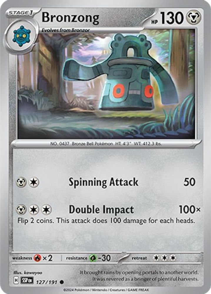 SV08: Surging Sparks (SSP) - Bronzong (#127/191, Common) ()