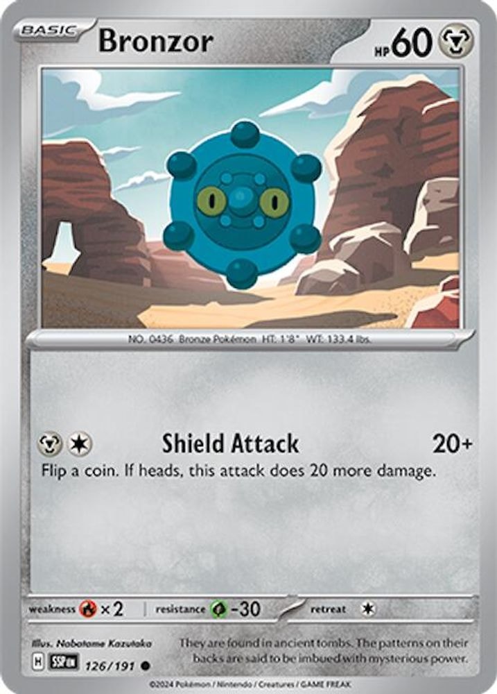 SV08: Surging Sparks (SSP) - Bronzor (#126/191, Common) ()
