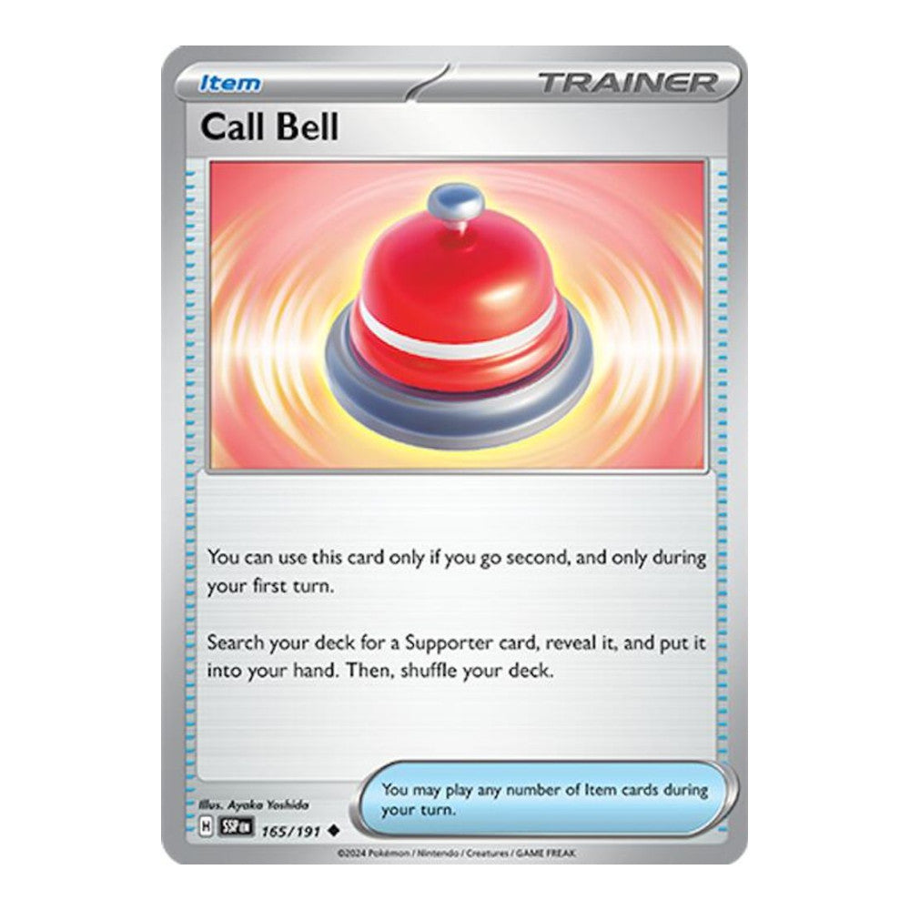 SV08: Surging Sparks (SSP) - Call Bell (#165/191) (Near Mint)