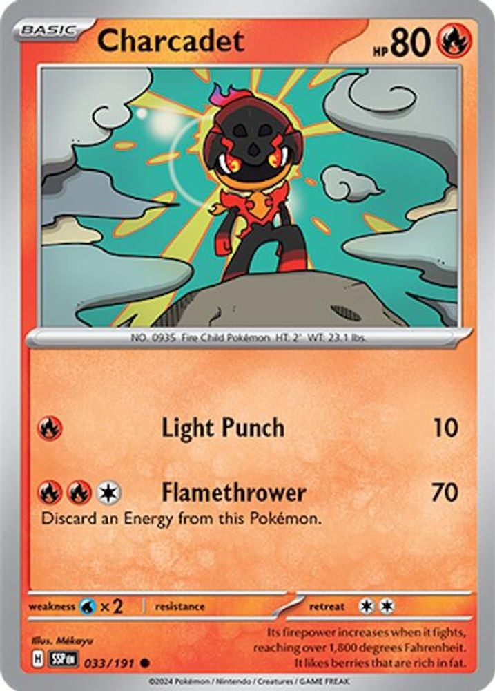 SV08: Surging Sparks (SSP) - Charcadet - 033/191 (#033/191, Common) ()