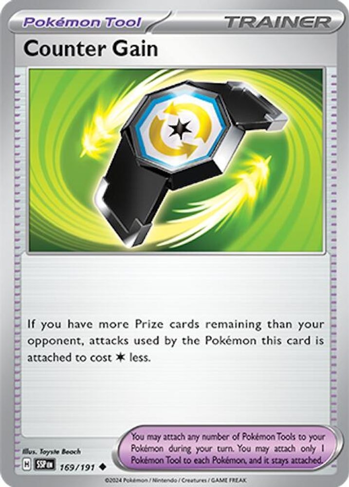 SV08: Surging Sparks (SSP) - Counter Gain (#169/191, Uncommon) ()