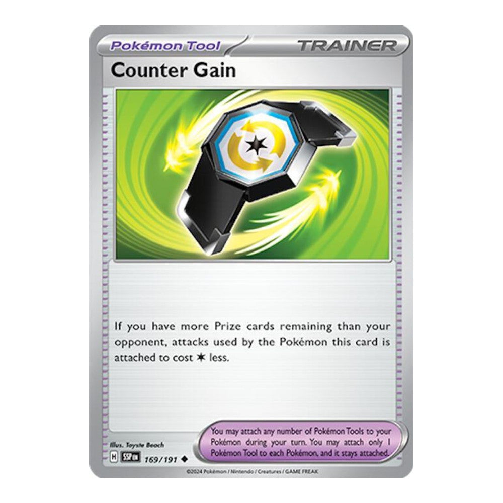 SV08: Surging Sparks (SSP) - Counter Gain (#169/191) (Near Mint)