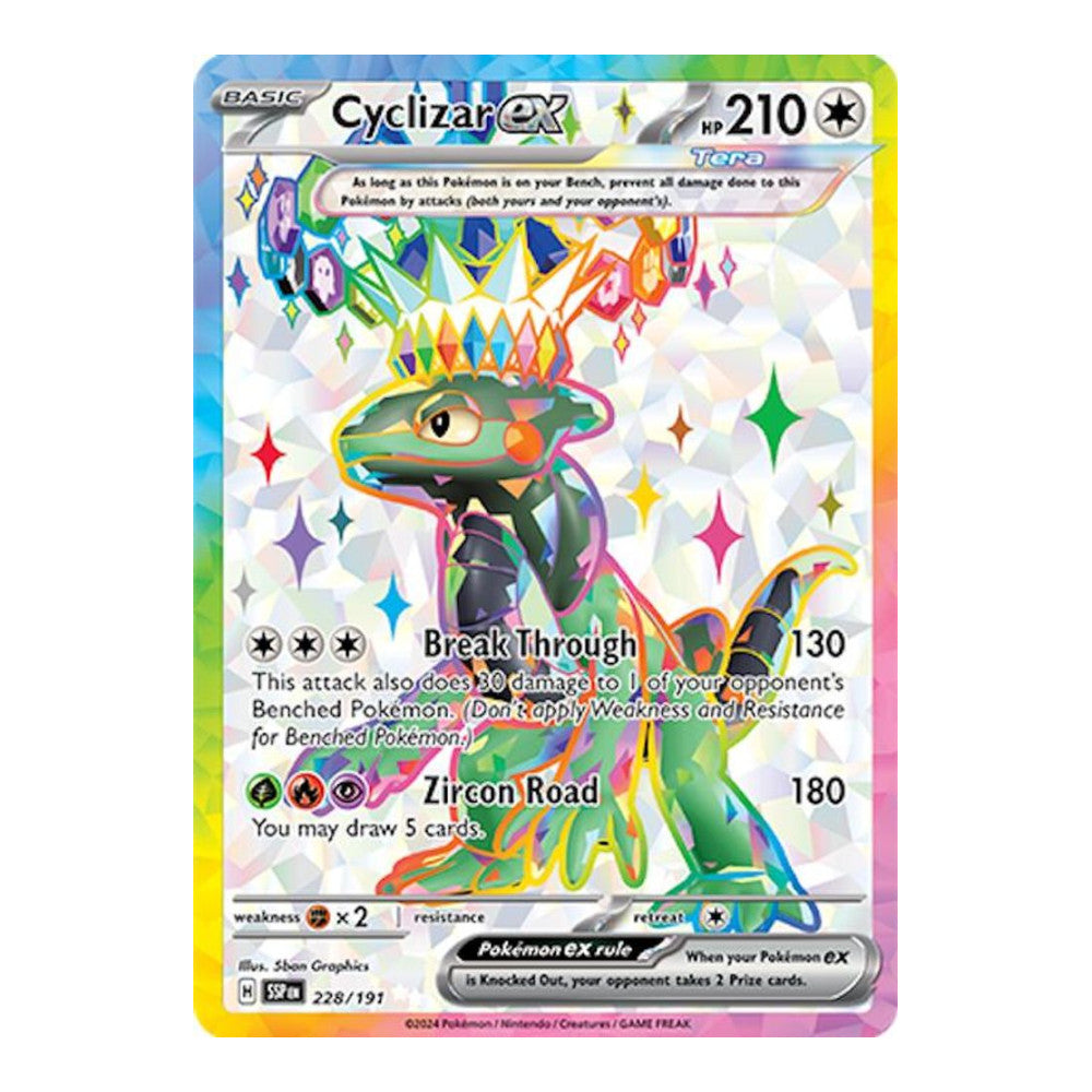 SV08: Surging Sparks (SSP) - Cyclizar ex - 228/191 (#228/191) (Near Mint)