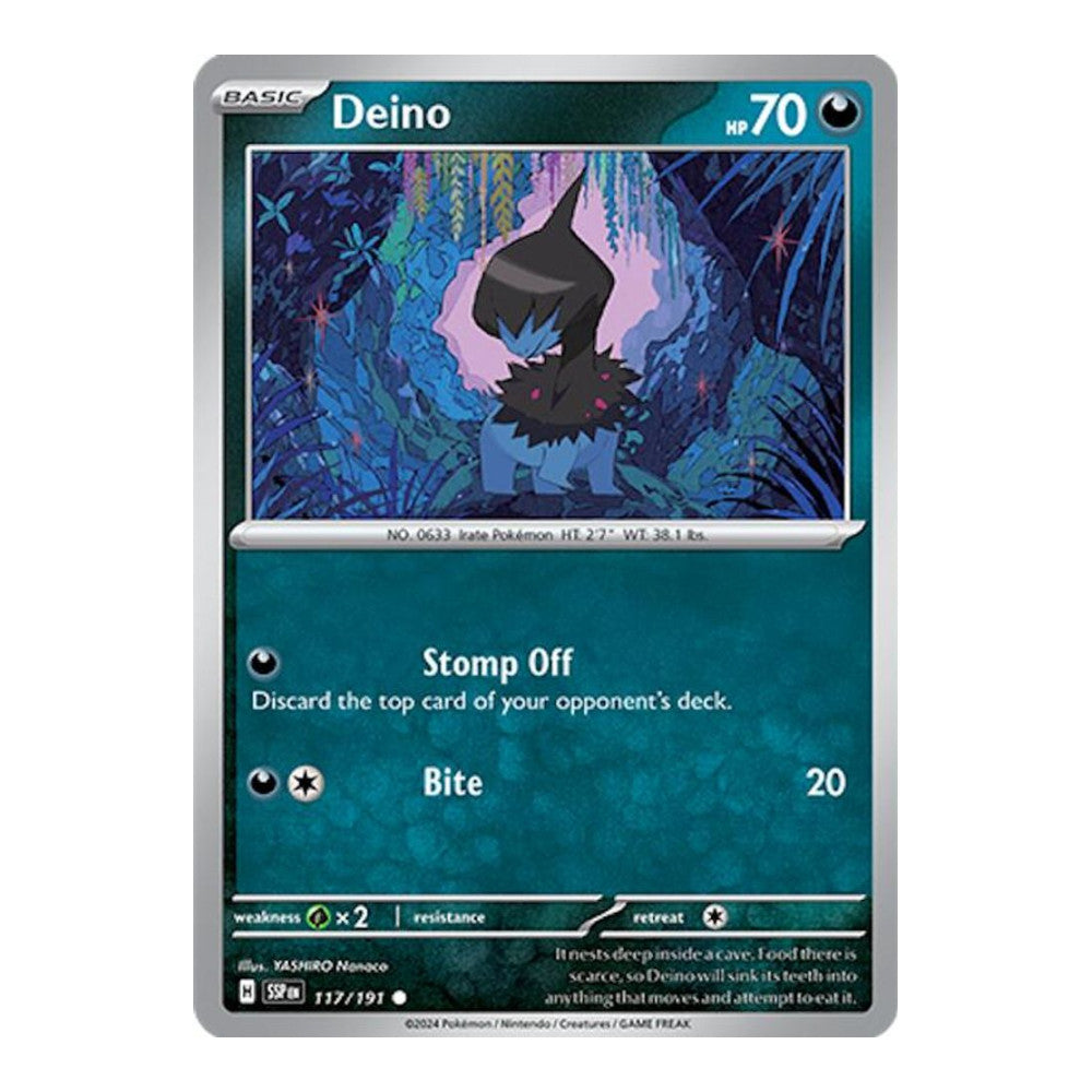 SV08: Surging Sparks (SSP) - Deino (#117/191) (Near Mint)