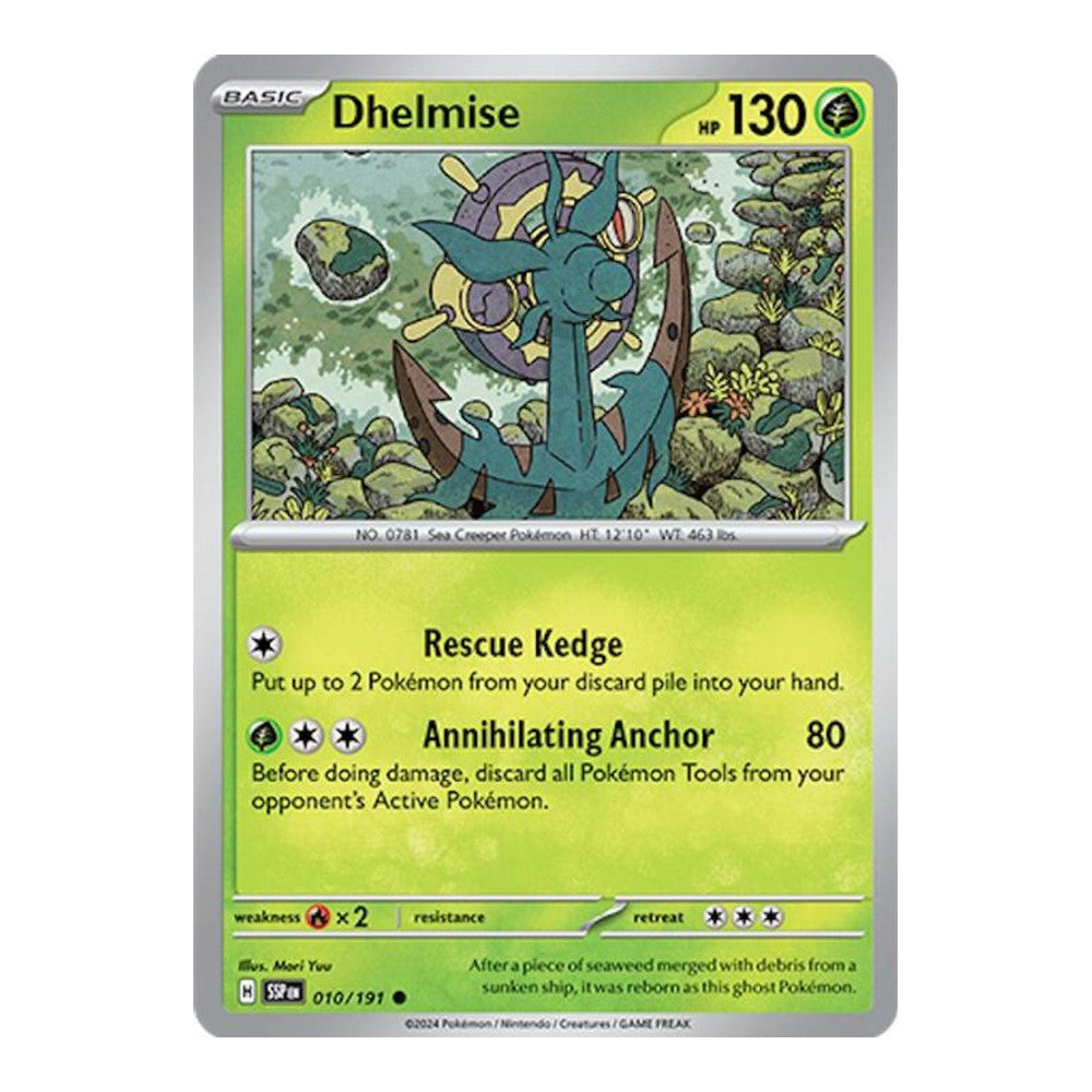 SV08: Surging Sparks (SSP) - Dhelmise (#010/191) (Near Mint)
