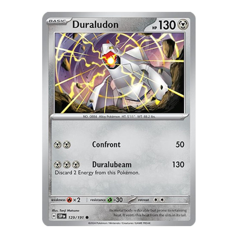 SV08: Surging Sparks (SSP) - Duraludon (#129/191) (Near Mint)