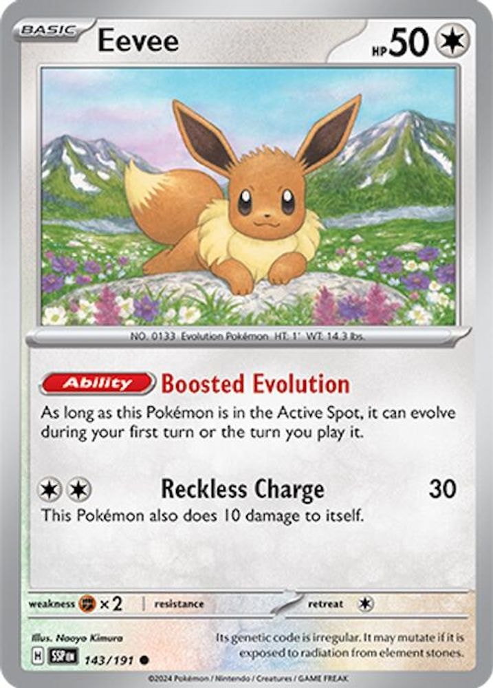 SV08: Surging Sparks (SSP) - Eevee (#143/191, Common) ()
