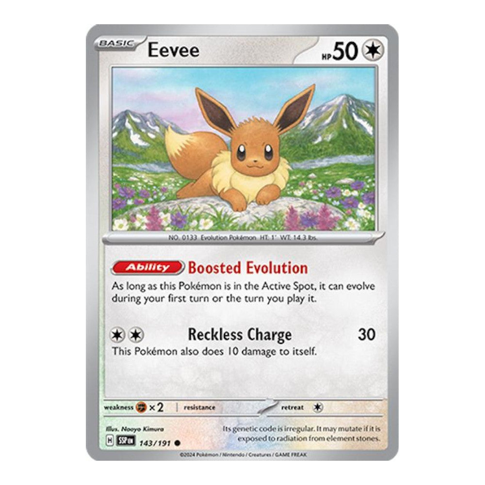 SV08: Surging Sparks (SSP) - Eevee (#143/191) (Near Mint)