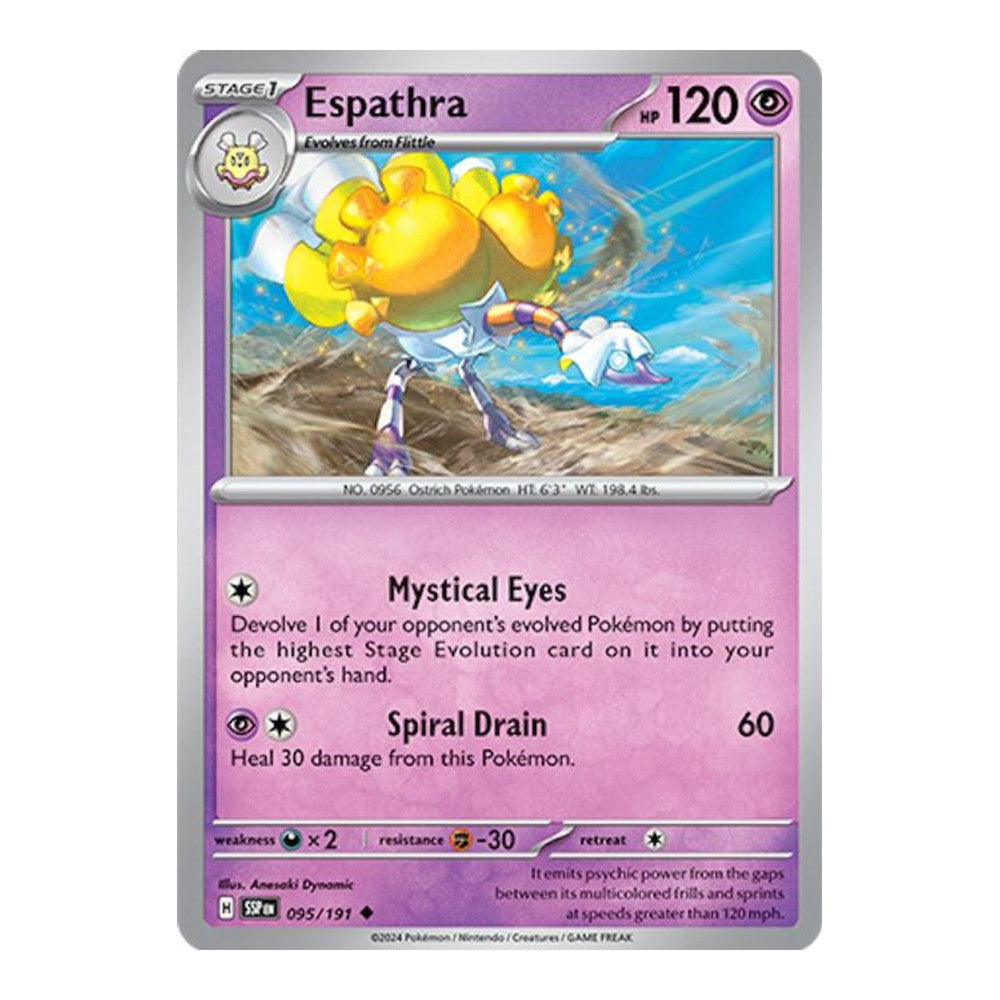 SV08: Surging Sparks (SSP) - Espathra (#095/191) (Near Mint)