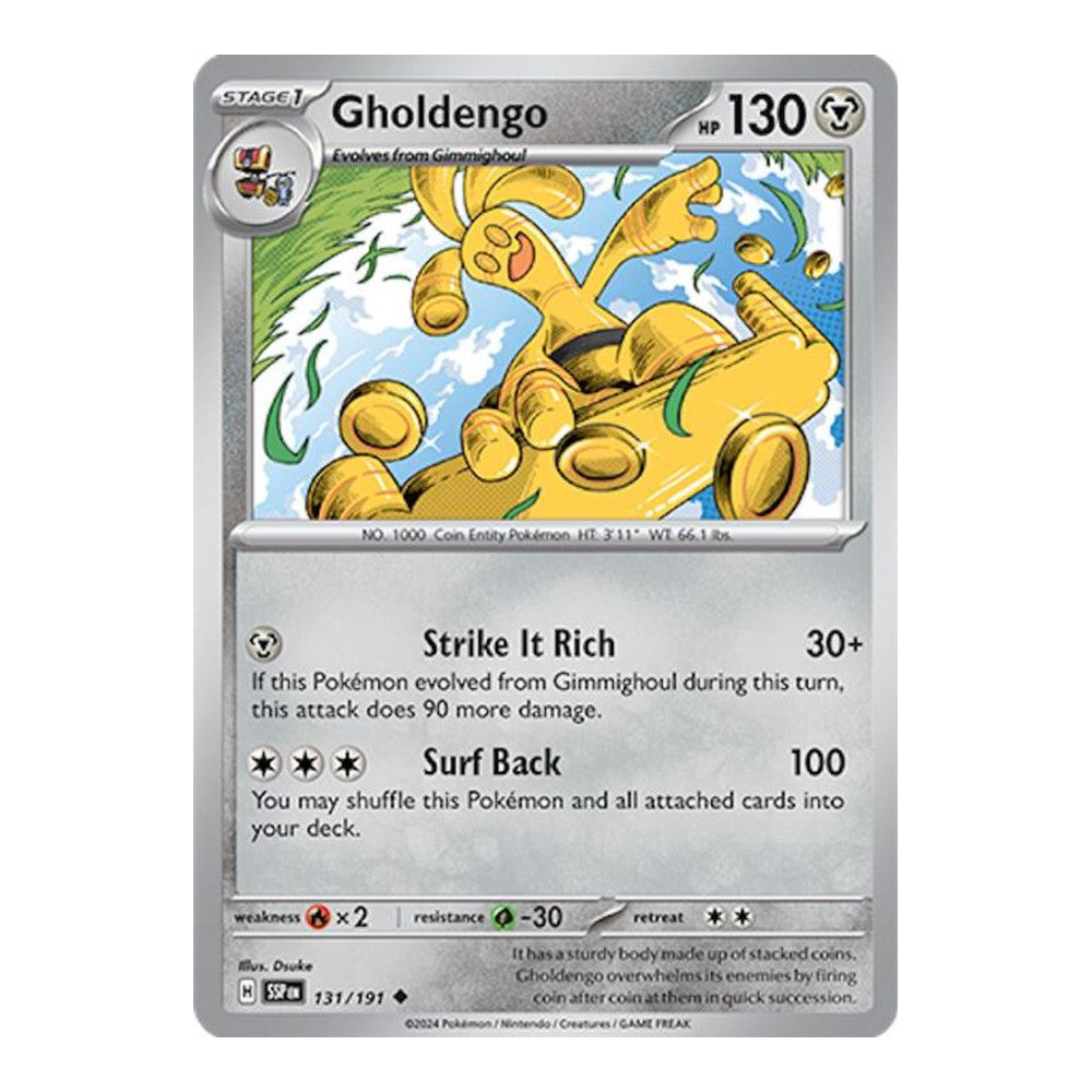 SV08: Surging Sparks (SSP) - Gholdengo (#131/191) (Near Mint)