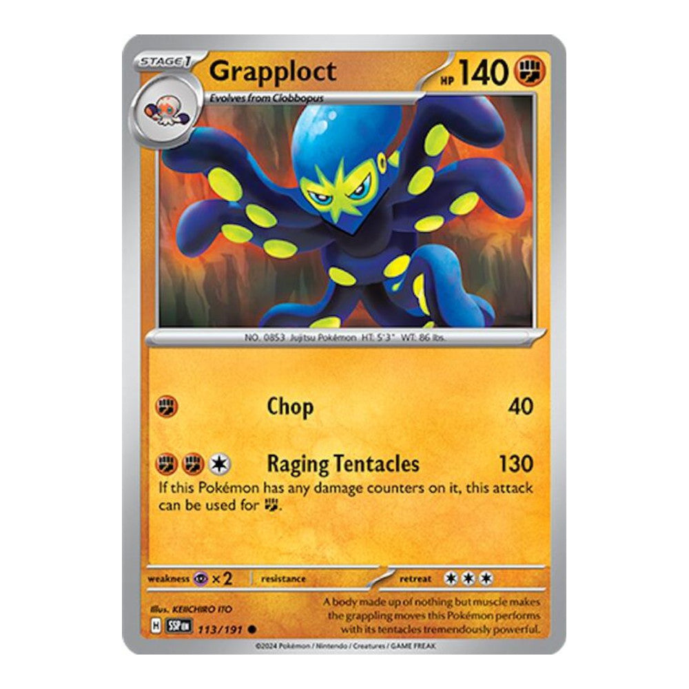 SV08: Surging Sparks (SSP) - Grapploct (#113/191) (Near Mint)