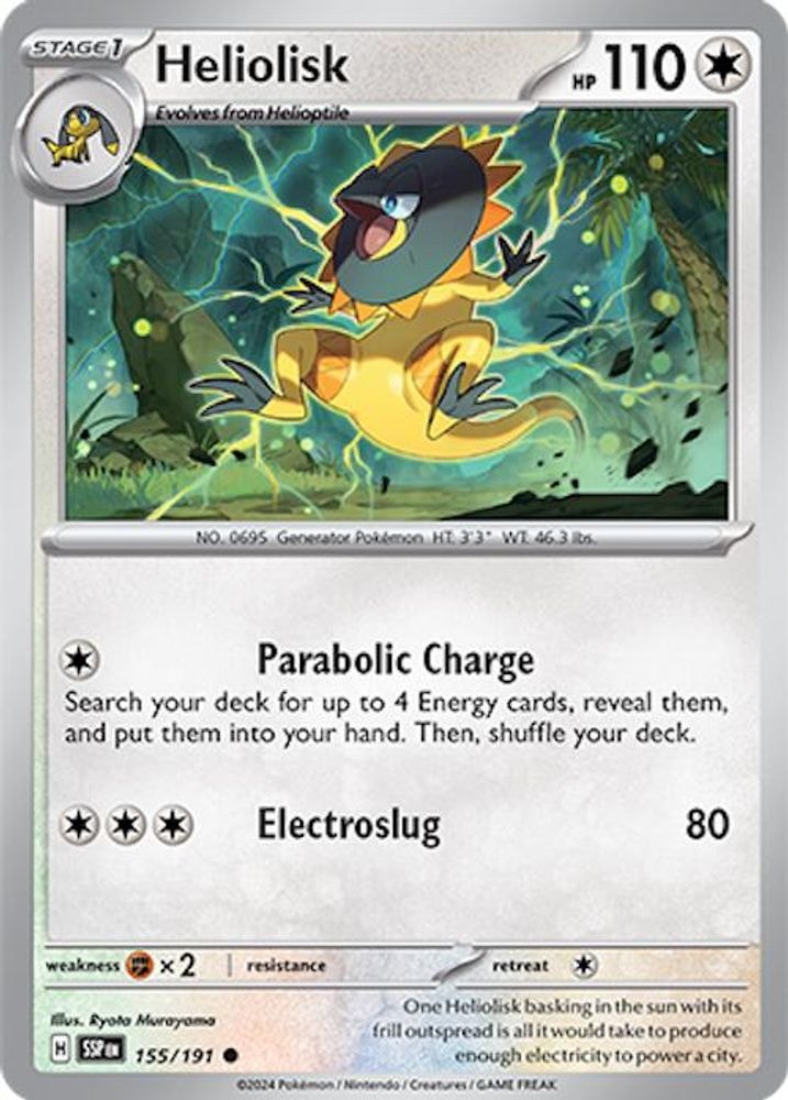 SV08: Surging Sparks (SSP) - Heliolisk (#155/191, Common) ()
