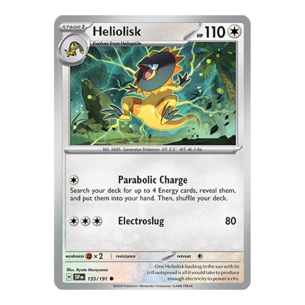 SV08: Surging Sparks (SSP) - Heliolisk (#155/191) (Near Mint)