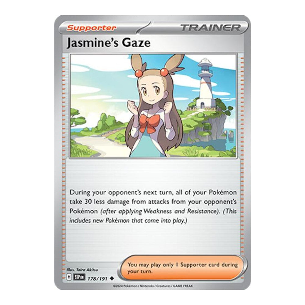SV08: Surging Sparks (SSP) - Jasmines Gaze 178 191 (#178/191) (Near Mint)