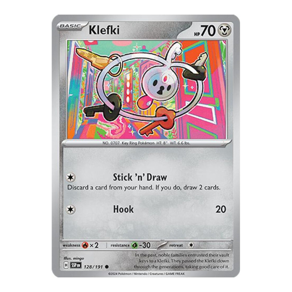 SV08: Surging Sparks (SSP) - Klefki (#128/191) (Near Mint)