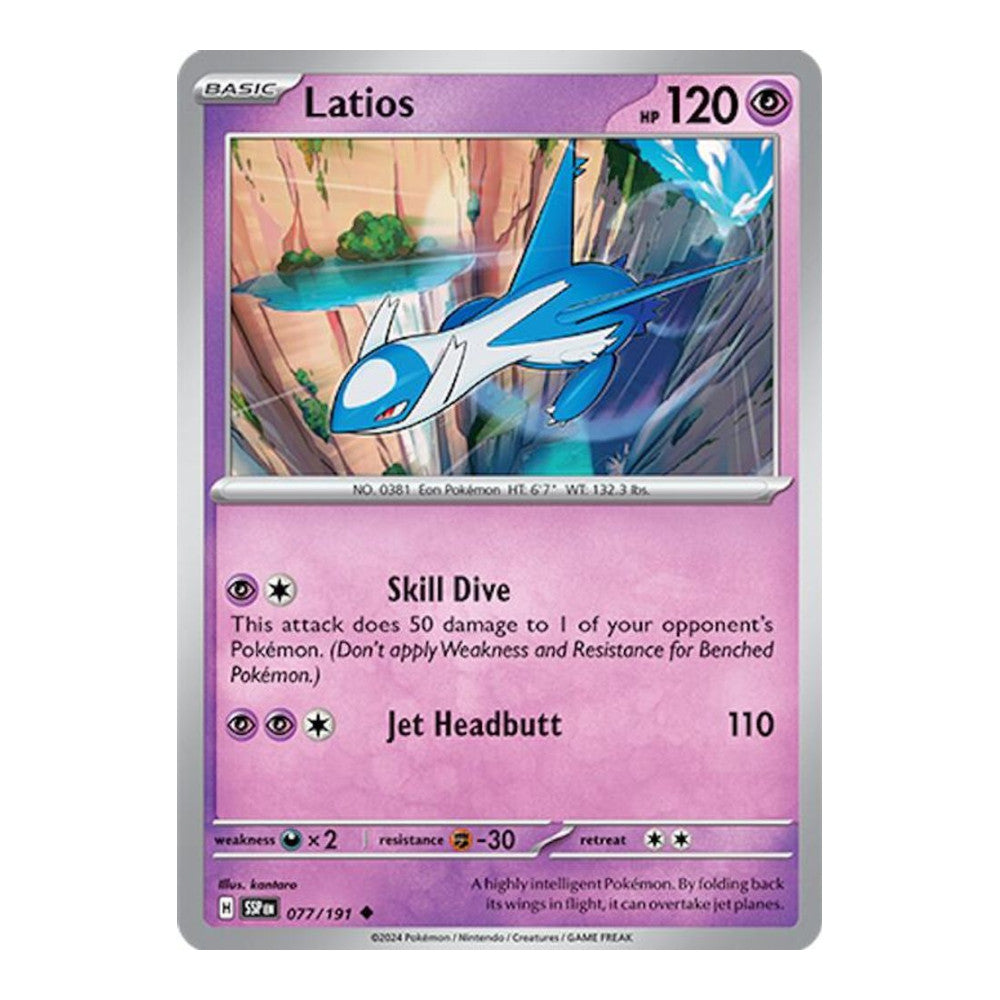 SV08: Surging Sparks (SSP) - Latios 077 191 (#077/191) (Near Mint)