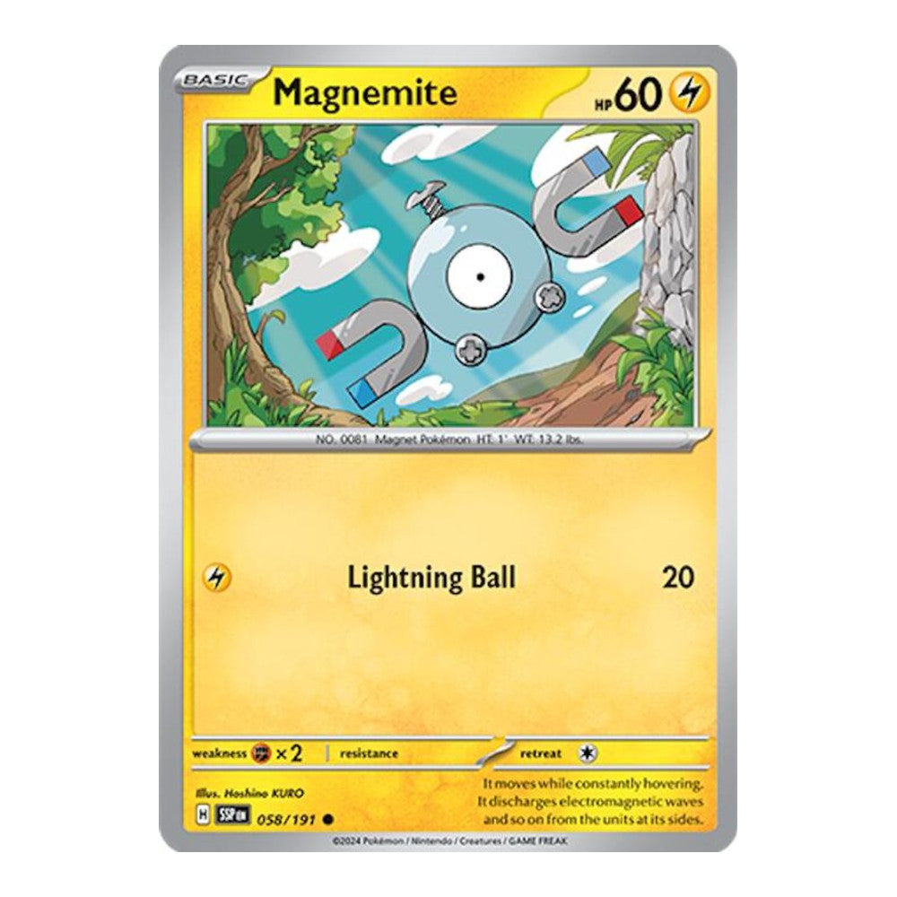 SV08: Surging Sparks (SSP) - Magnemite (#058/191) (Near Mint)