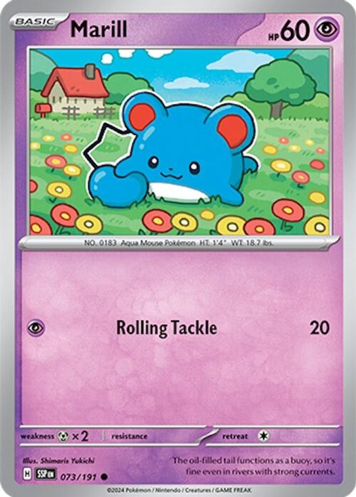 SV08: Surging Sparks (SSP) - Marill (#073/191, Common) ()