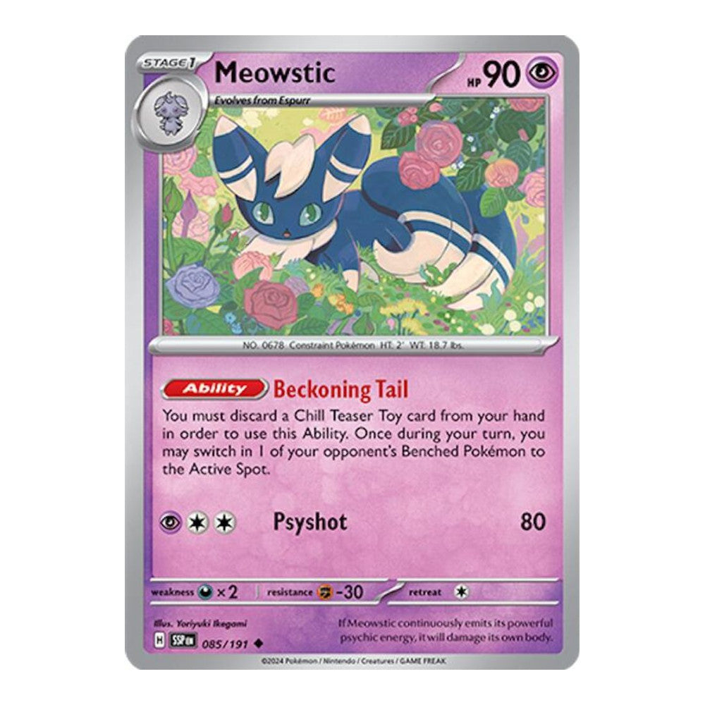 SV08: Surging Sparks (SSP) - Meowstic (#085/191)