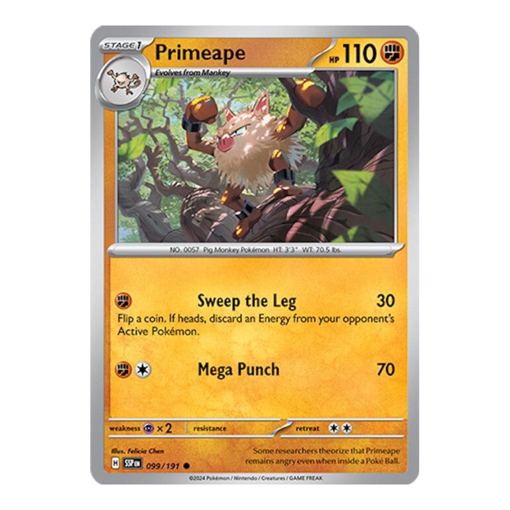 SV08: Surging Sparks (SSP) - Primeape (#099/191)