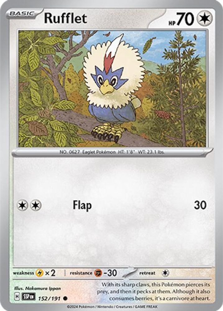 SV08: Surging Sparks (SSP) - Rufflet (#152/191, Common) ()