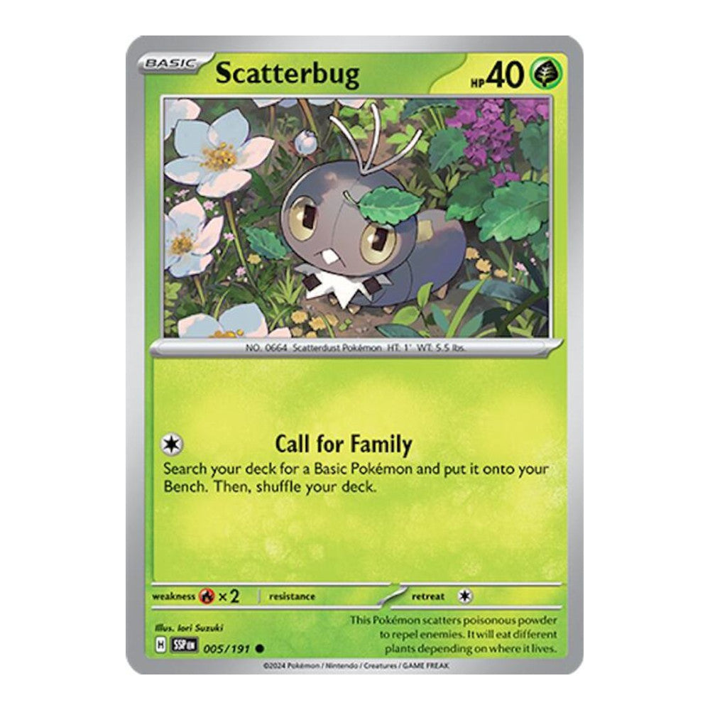 SV08: Surging Sparks (SSP) - Scatterbug (#005/191) (Near Mint)