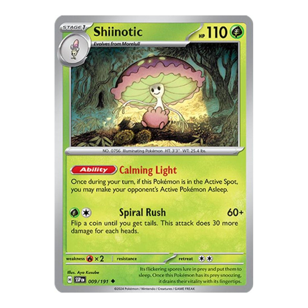 SV08: Surging Sparks (SSP) - Shiinotic 009 191 (#009/191) (Near Mint)