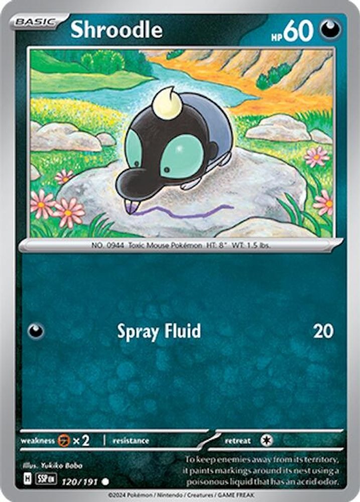 SV08: Surging Sparks (SSP) - Shroodle (#120/191, Common) ()