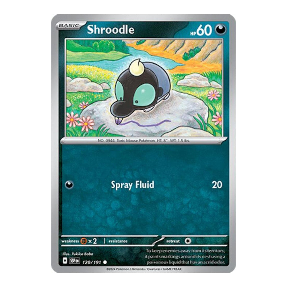 SV08: Surging Sparks (SSP) - Shroodle (#120/191) (Near Mint)