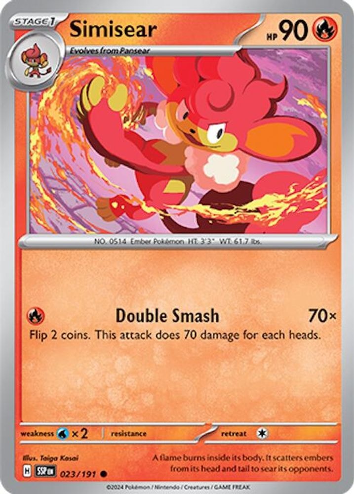 SV08: Surging Sparks (SSP) - Simisear (#023/191, Common) ()