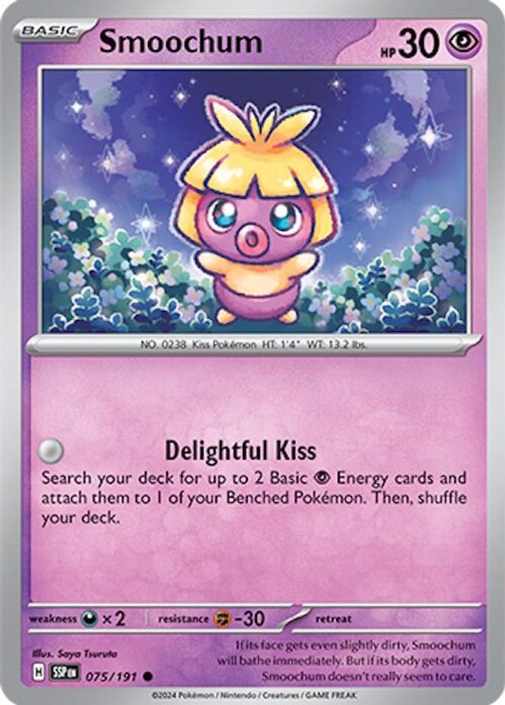 SV08: Surging Sparks (SSP) - Smoochum (#075/191, Common) ()