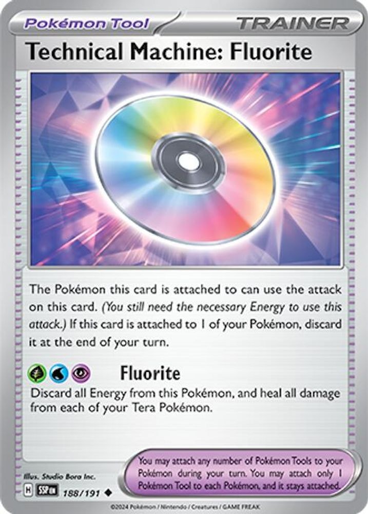 SV08: Surging Sparks (SSP) - Technical Machine: Fluorite (#188/191, Uncommon) ()