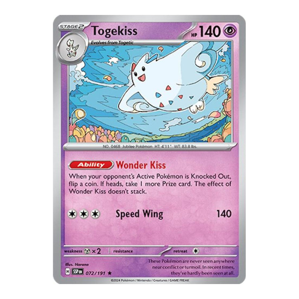 SV08: Surging Sparks (SSP) - Togekiss (#072/191) (Near Mint)