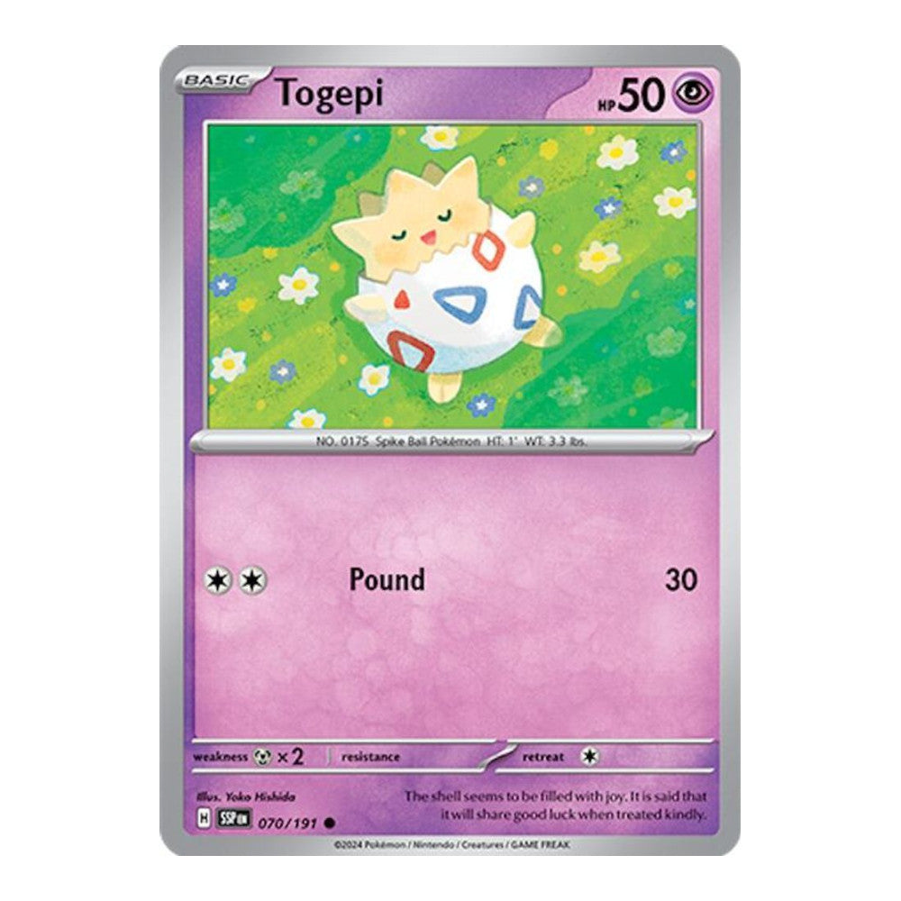 SV08: Surging Sparks (SSP) - Togepi (#070/191) (Near Mint)