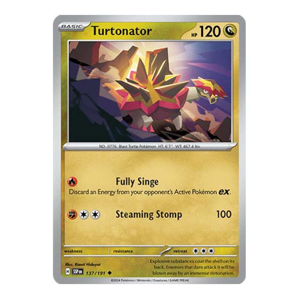 SV08: Surging Sparks (SSP) - Turtonator (#137/191) (Near Mint)
