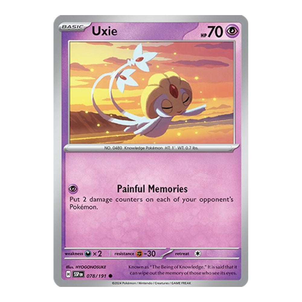 SV08: Surging Sparks (SSP) - Uxie (#078/191) (Near Mint)
