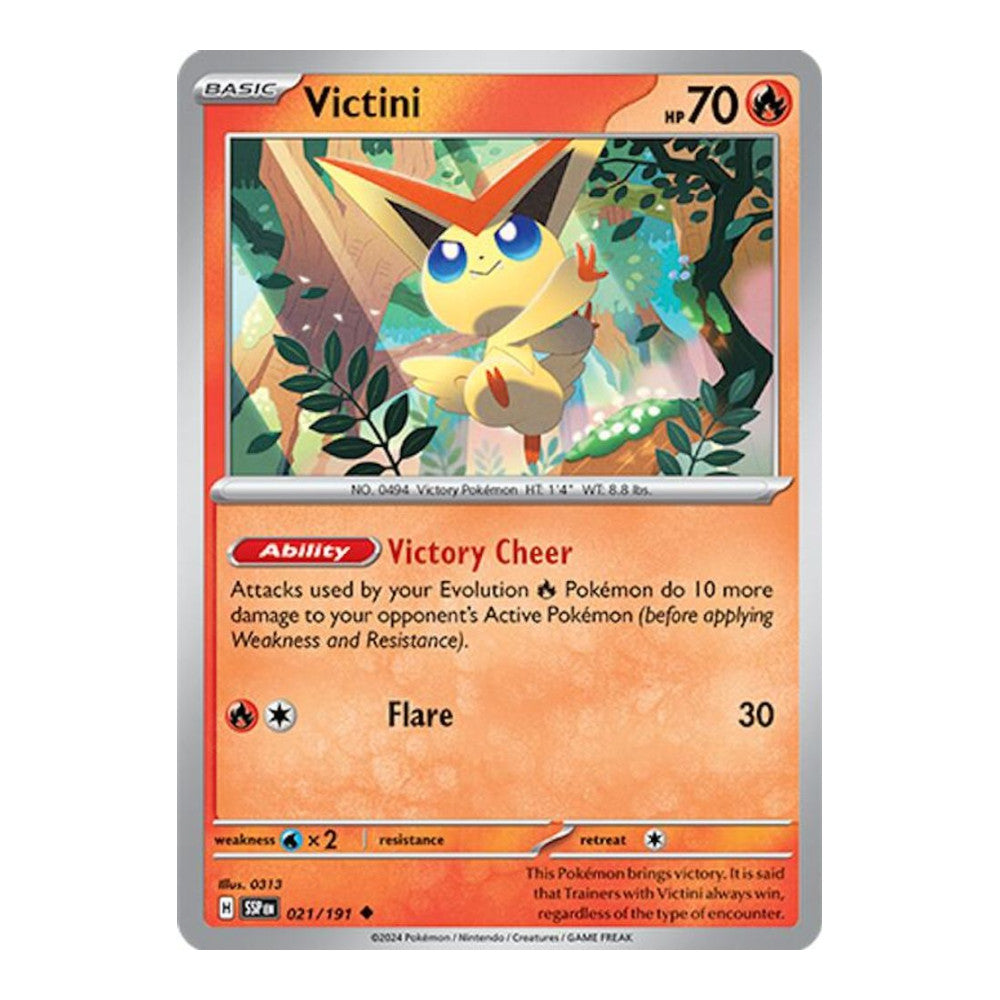 SV08: Surging Sparks (SSP) - Victini (#021/191) (Near Mint)