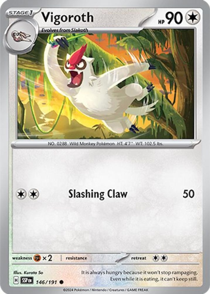 SV08: Surging Sparks (SSP) - Vigoroth (#146/191, Common) ()