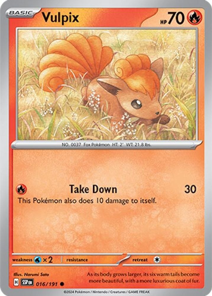 SV08: Surging Sparks (SSP) - Vulpix (#016/191, Common) ()