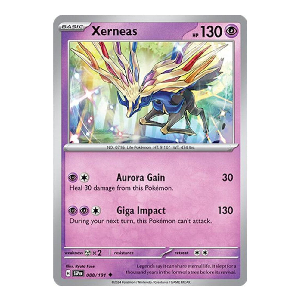 SV08: Surging Sparks (SSP) - Xerneas (#088/191) (Near Mint)