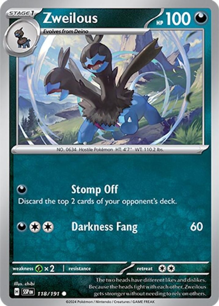 SV08: Surging Sparks (SSP) - Zweilous (#118/191, Common) ()