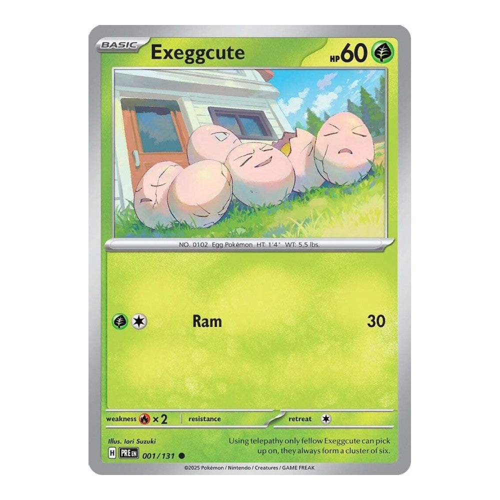 SV: Prismatic Evolutions (PRE) - Exeggcute (#001/131) (Near Mint)