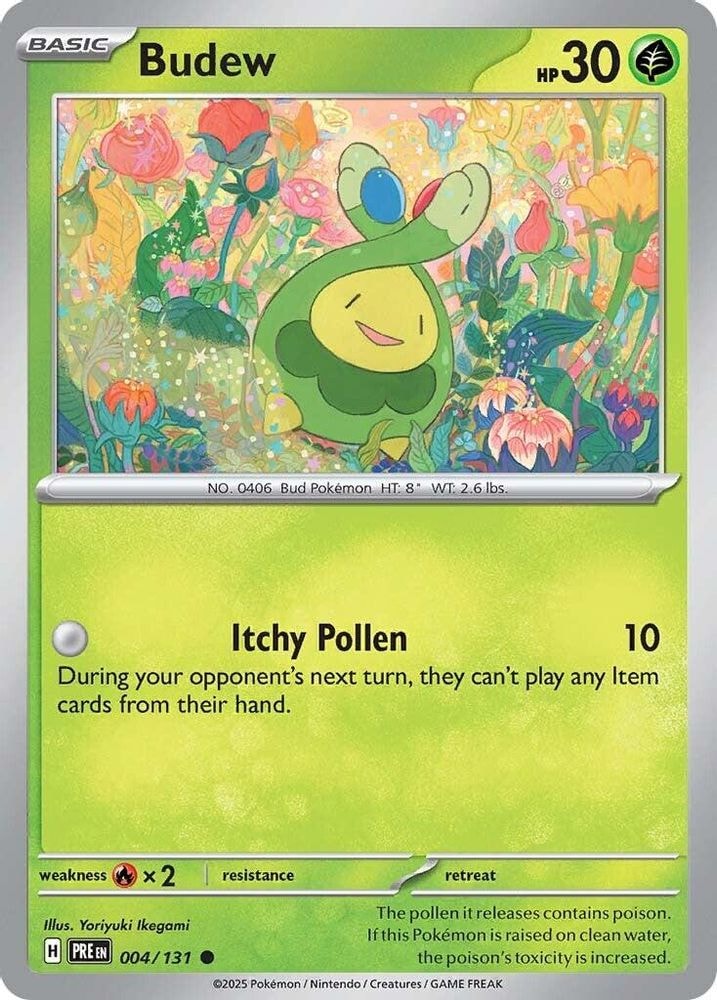 SV: Prismatic Evolutions (PRE) - Budew (#004/131, Common) ()