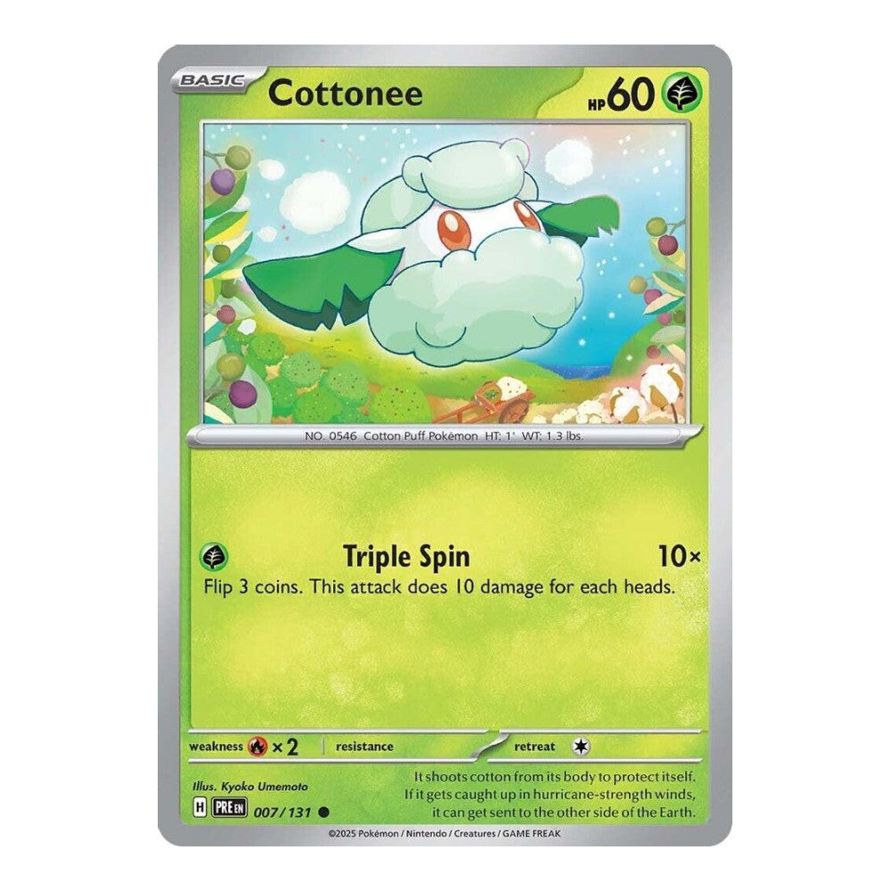 SV: Prismatic Evolutions (PRE) - Cottonee (#007/131) (Near Mint)