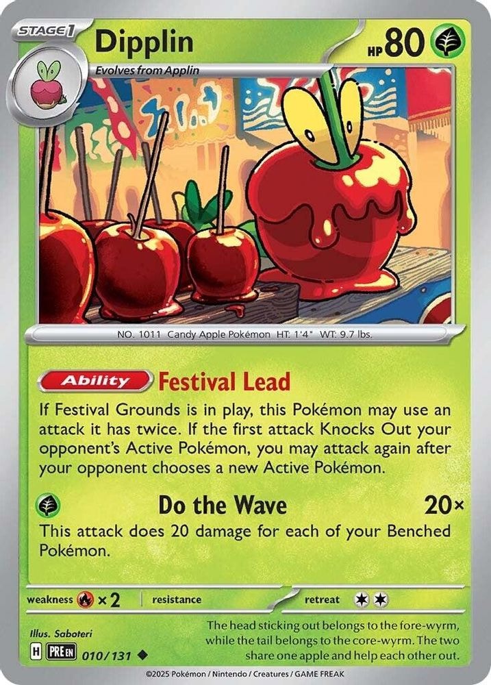 SV: Prismatic Evolutions (PRE) - Dipplin (#010/131, Uncommon) ()